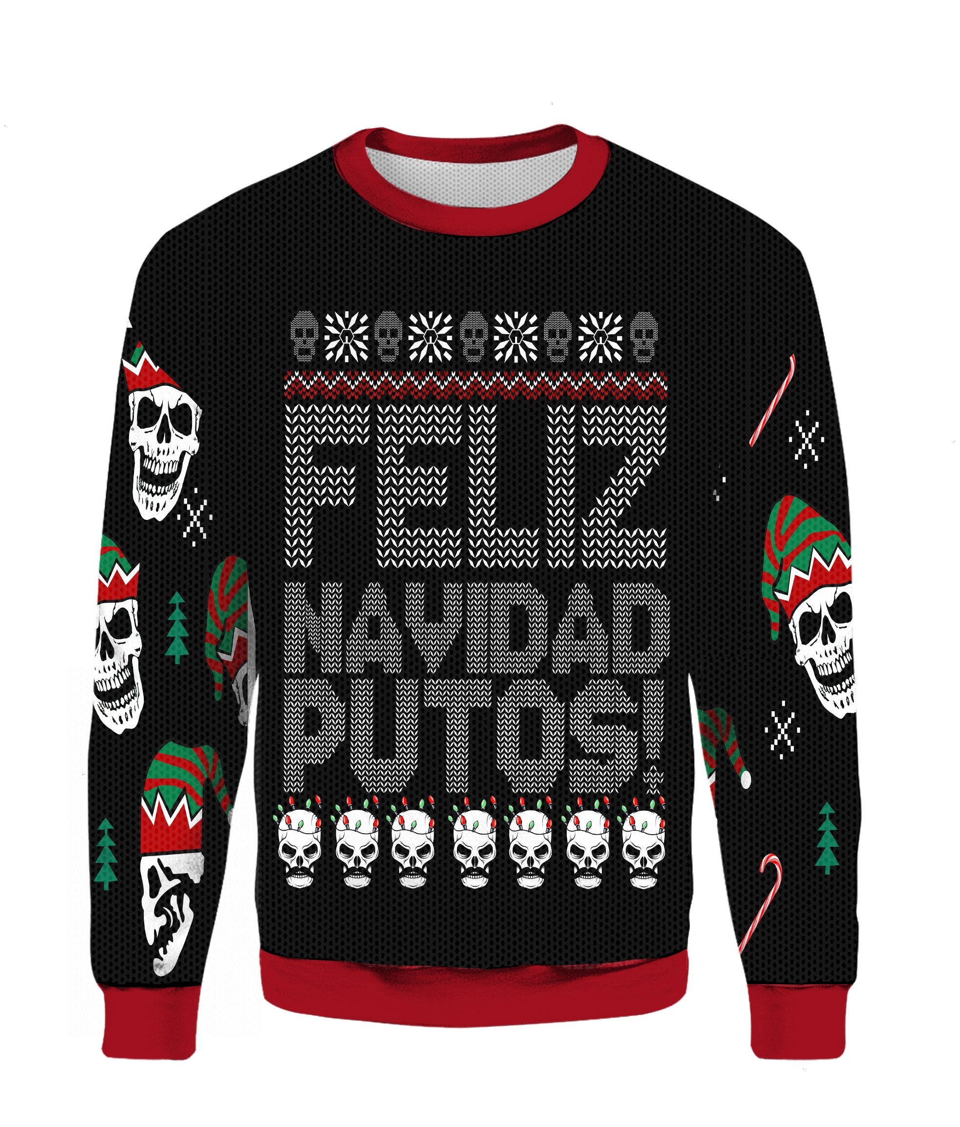 Feliz Navidad Putos Chrismas 2022 Ugly 3D Sweater Feliz Navidad Putos Chrismas 2022 Ugly 3D Sweater