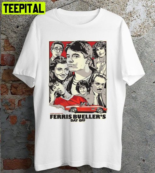 Ferris Bueller’s Day Off Retro Design T-Shirt