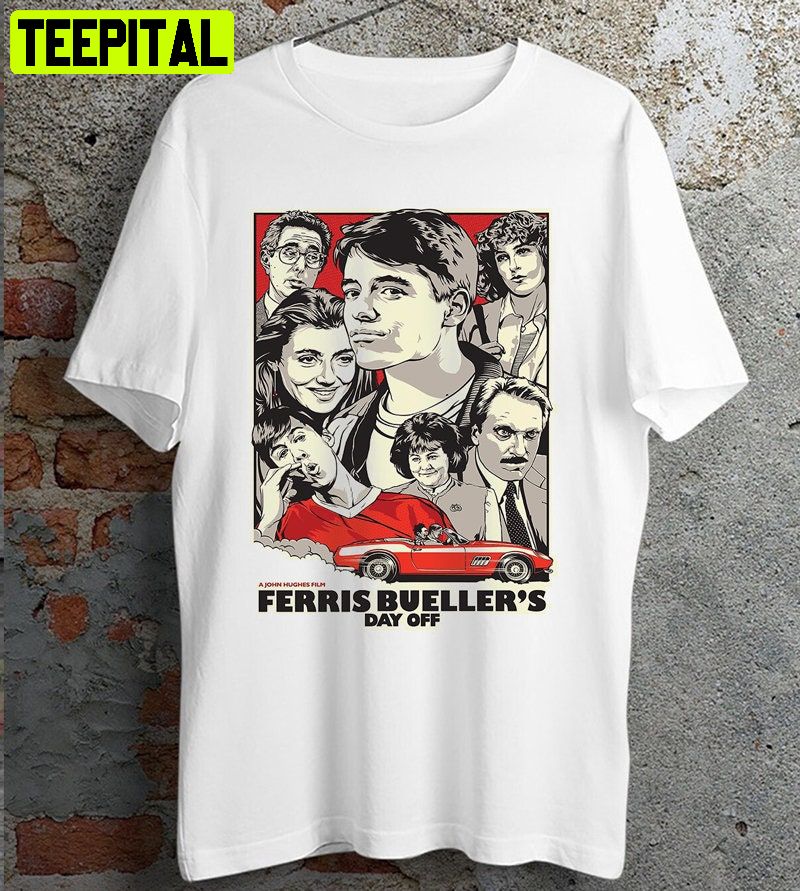 Ferris Bueller's Day Off Retro Design T-Shirt Ferris Bueller's Day Off Retro Design T-Shirt