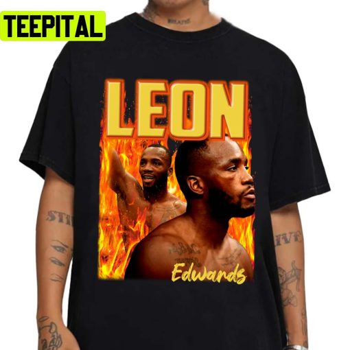 Fire Design Leon Edwards Ufc Champion Unisex Sweatshirt