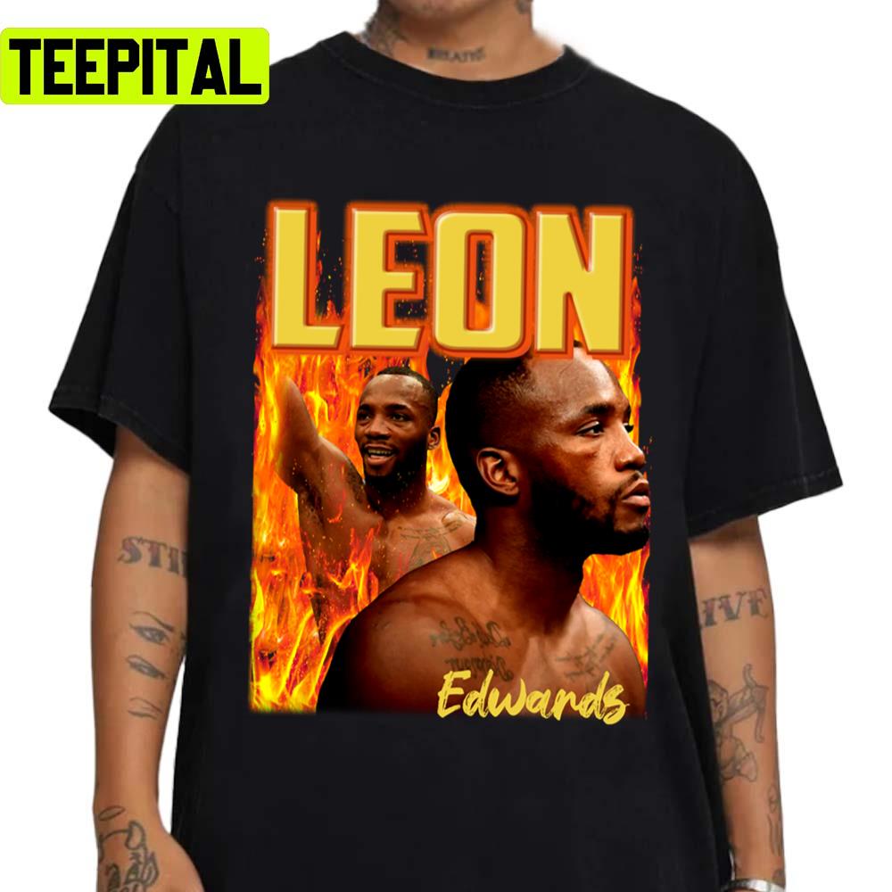 Fire Design Leon Edwards Ufc Champion Unisex Sweatshirt Fire Design Leon Edwards Ufc Champion Unisex Sweatshirt