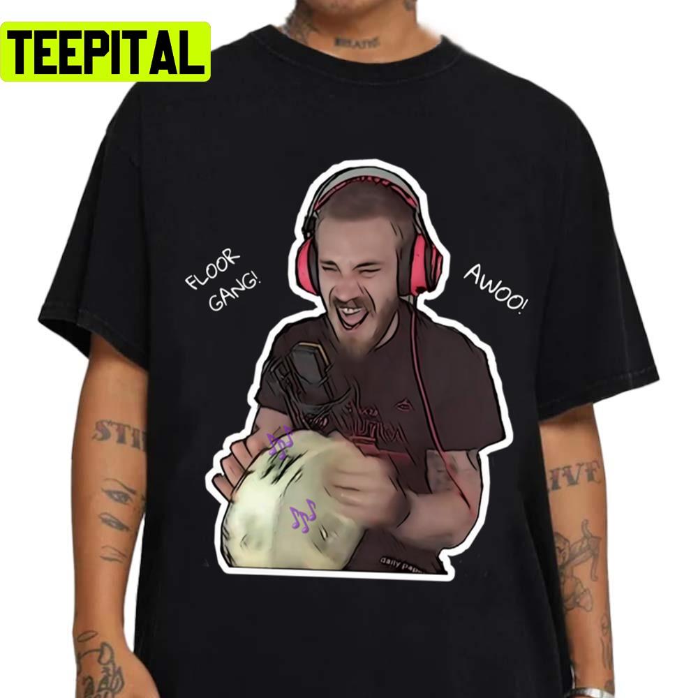 Floor Gang Awoo Smash Tambourine Pewds Pewdiepie Unisex Sweatshirt Floor Gang Awoo Smash Tambourine Pewds Pewdiepie Unisex Sweatshirt
