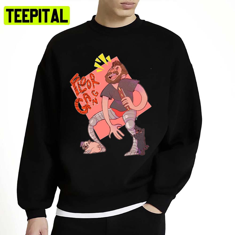 Floor Gang Funny Chibi Pewdiepie Unisex Sweatshirt Floor Gang Funny Chibi Pewdiepie Unisex Sweatshirt