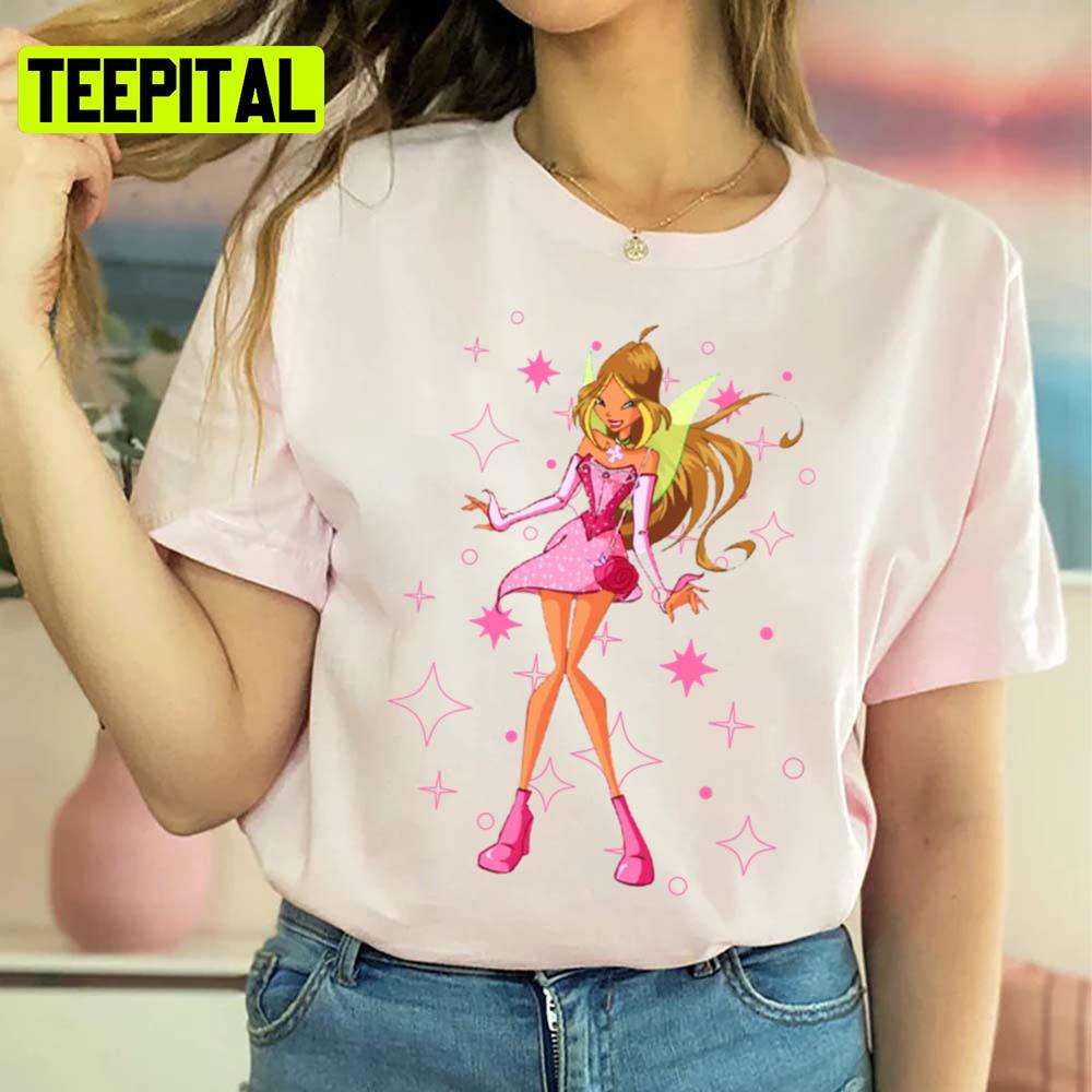 Flora Winx Club Character Unisex T-Shirt Flora Winx Club Character Unisex T-Shirt