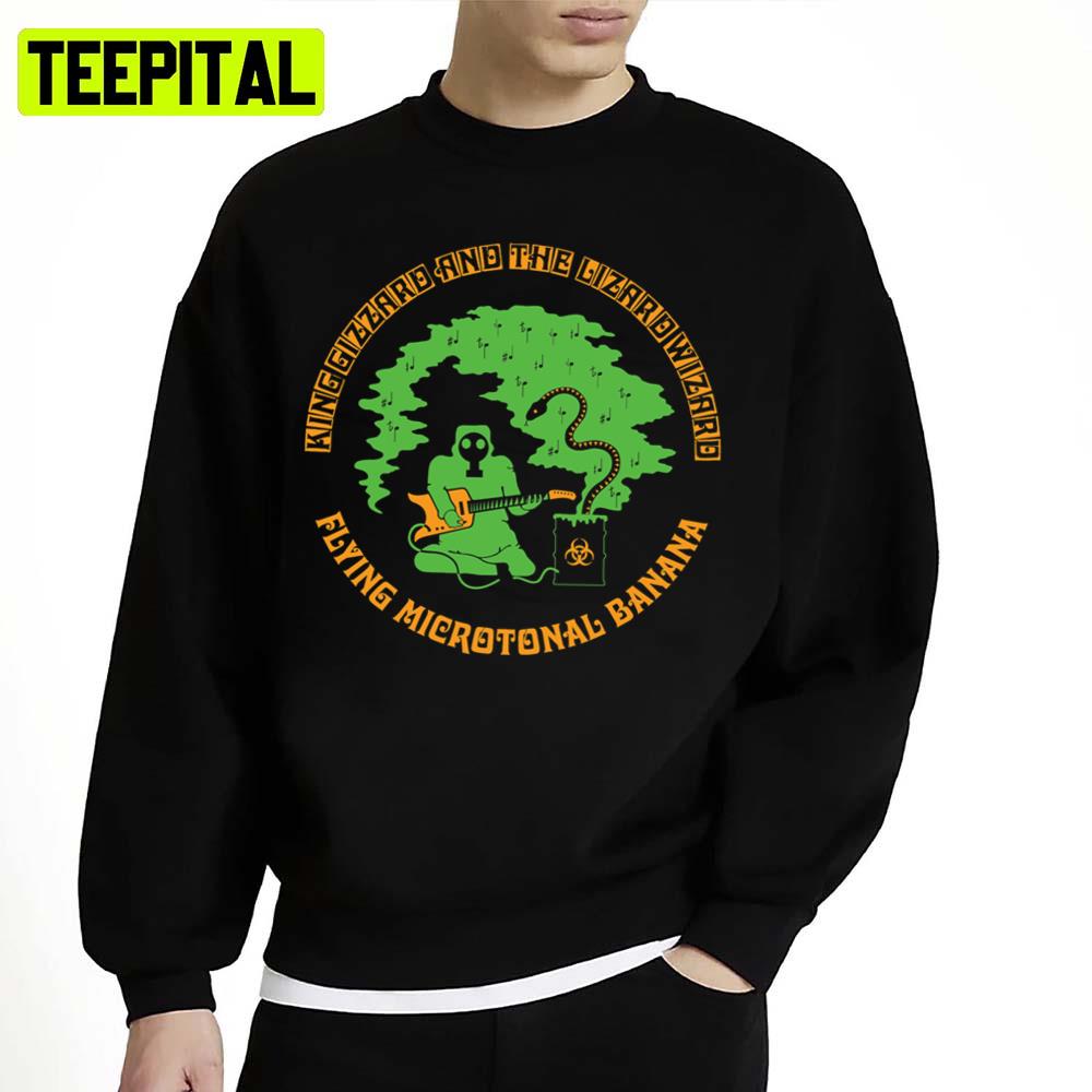 Flying Microtonal Banana King Gizzard And The Lizard Wizard Unisex Sweatshirt Flying Microtonal Banana King Gizzard And The Lizard Wizard Unisex Sweatshirt