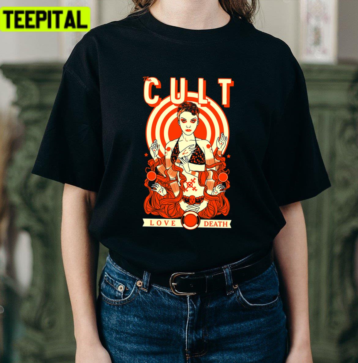 Fool's Gold Cult Love And Death Unisex T-Shirt Fool's Gold Cult Love And Death Unisex T-Shirt