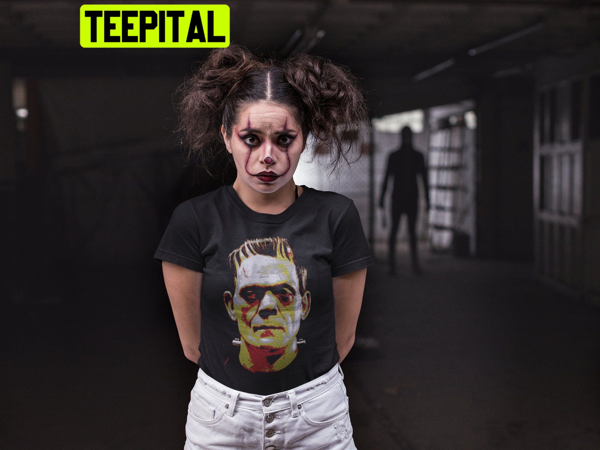 Frankenstein Face Halloween Trending Unisex Shirt Frankenstein Face Halloween Trending Unisex Shirt