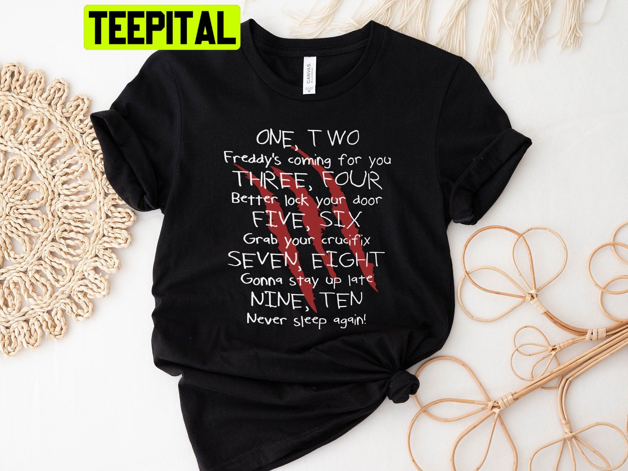 Freddy's Lullaby Freddy's Coming For You Halloween Movies Trending Unisex T-Shirt Freddy's Lullaby Freddy's Coming For You Halloween Movies Trending Unisex T-Shirt