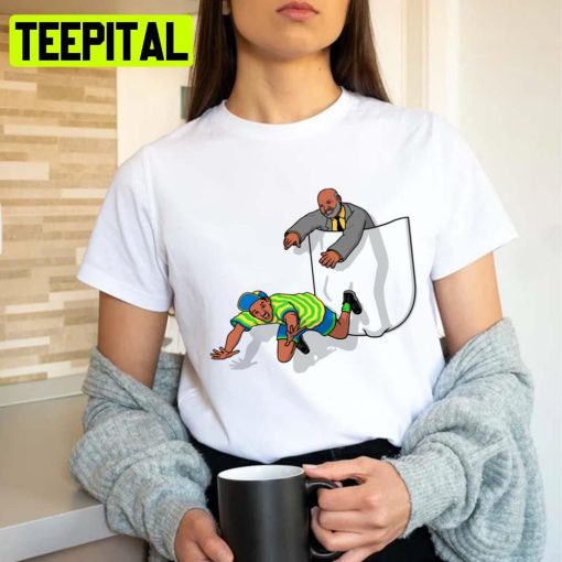 Fresh Pocket Running The Fresh Prince Of Bel Air Unisex T-Shirt