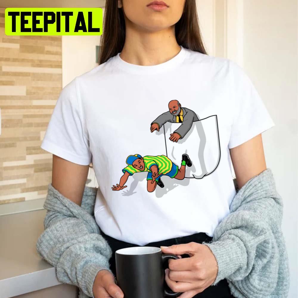 Fresh Pocket Running The Fresh Prince Of Bel Air Unisex T-Shirt Fresh Pocket Running The Fresh Prince Of Bel Air Unisex T-Shirt