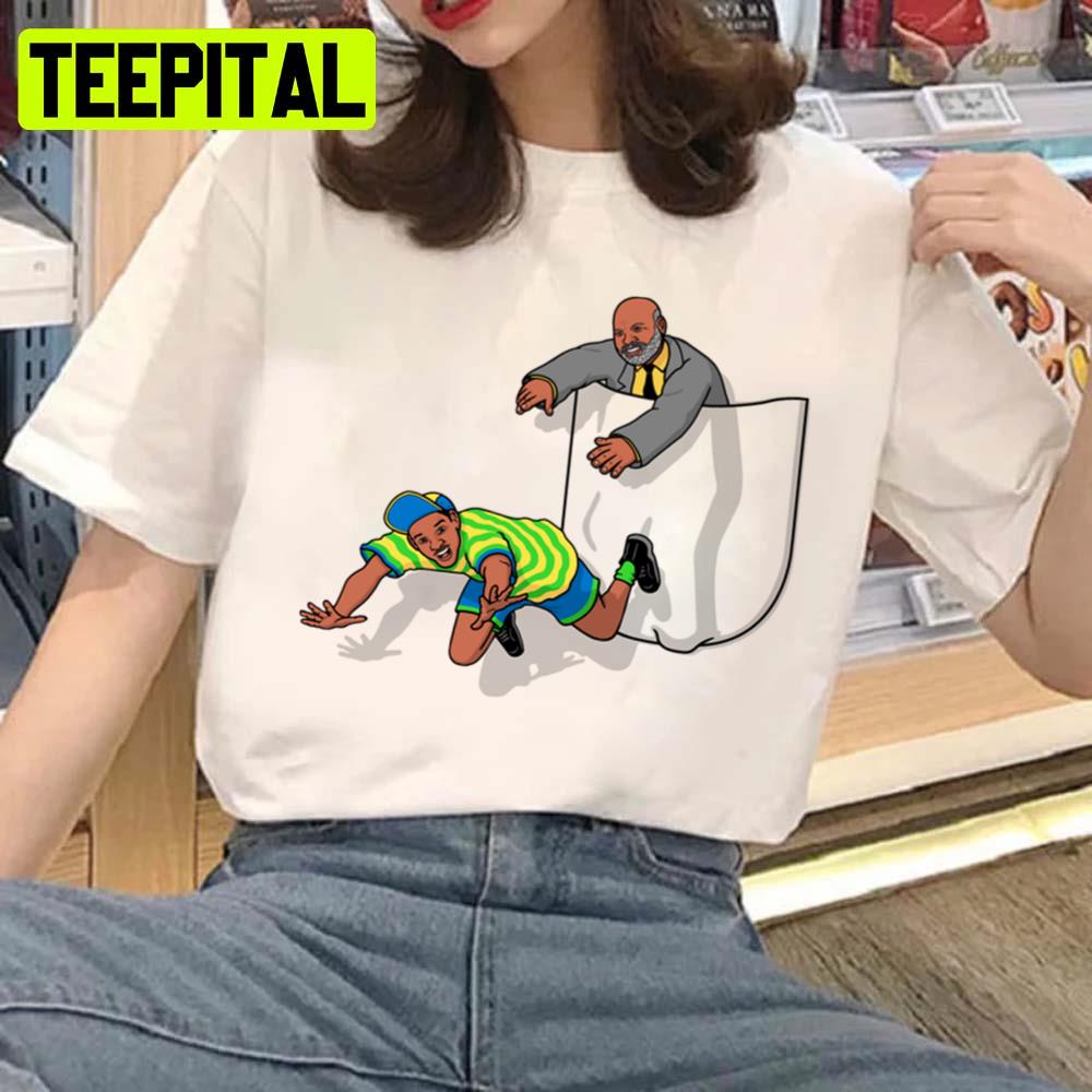 Fresh Pocket Running The Fresh Prince Of Bel Air Unisex T-Shirt Fresh Pocket Running The Fresh Prince Of Bel Air Unisex T-Shirt