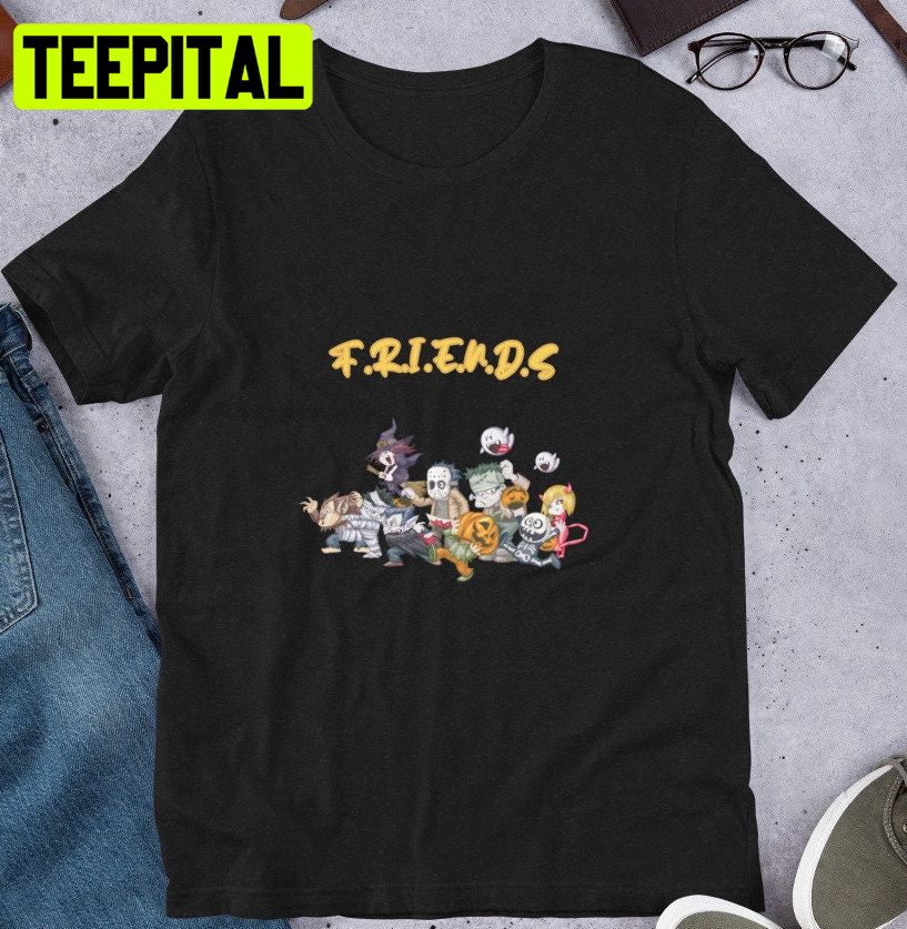 Friends Horror Movie Mystery Van Halloween Trending Unisex T-Shirt Friends Horror Movie Mystery Van Halloween Trending Unisex T-Shirt