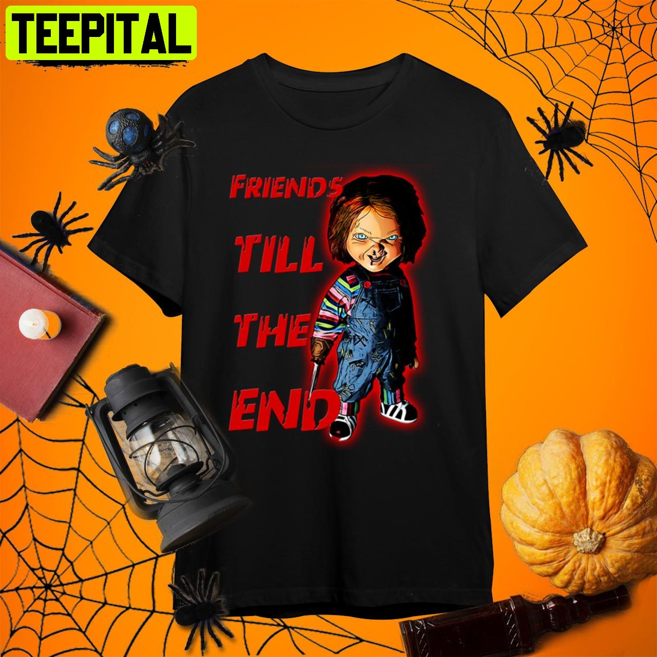 Friends Till The End Chucky Retro Art Unisex T-Shirt Friends Till The End Chucky Retro Art Unisex T-Shirt