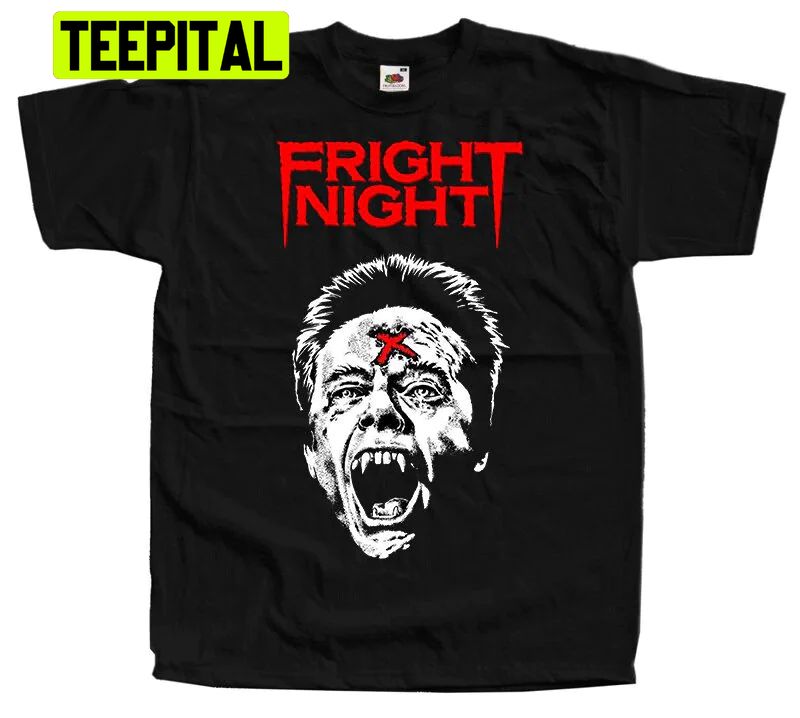 Fright Night V1 Horror Poster Trending Unisex T-Shirt Fright Night V1 Horror Poster Trending Unisex T-Shirt