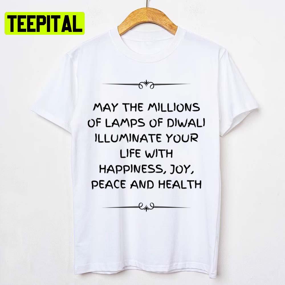Fun Happy Diwali Festival Design Unisex T-Shirt Fun Happy Diwali Festival Design Unisex T-Shirt