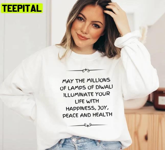 Fun Happy Diwali Festival Design Unisex T-Shirt Fun Happy Diwali Festival Design Unisex T-Shirt