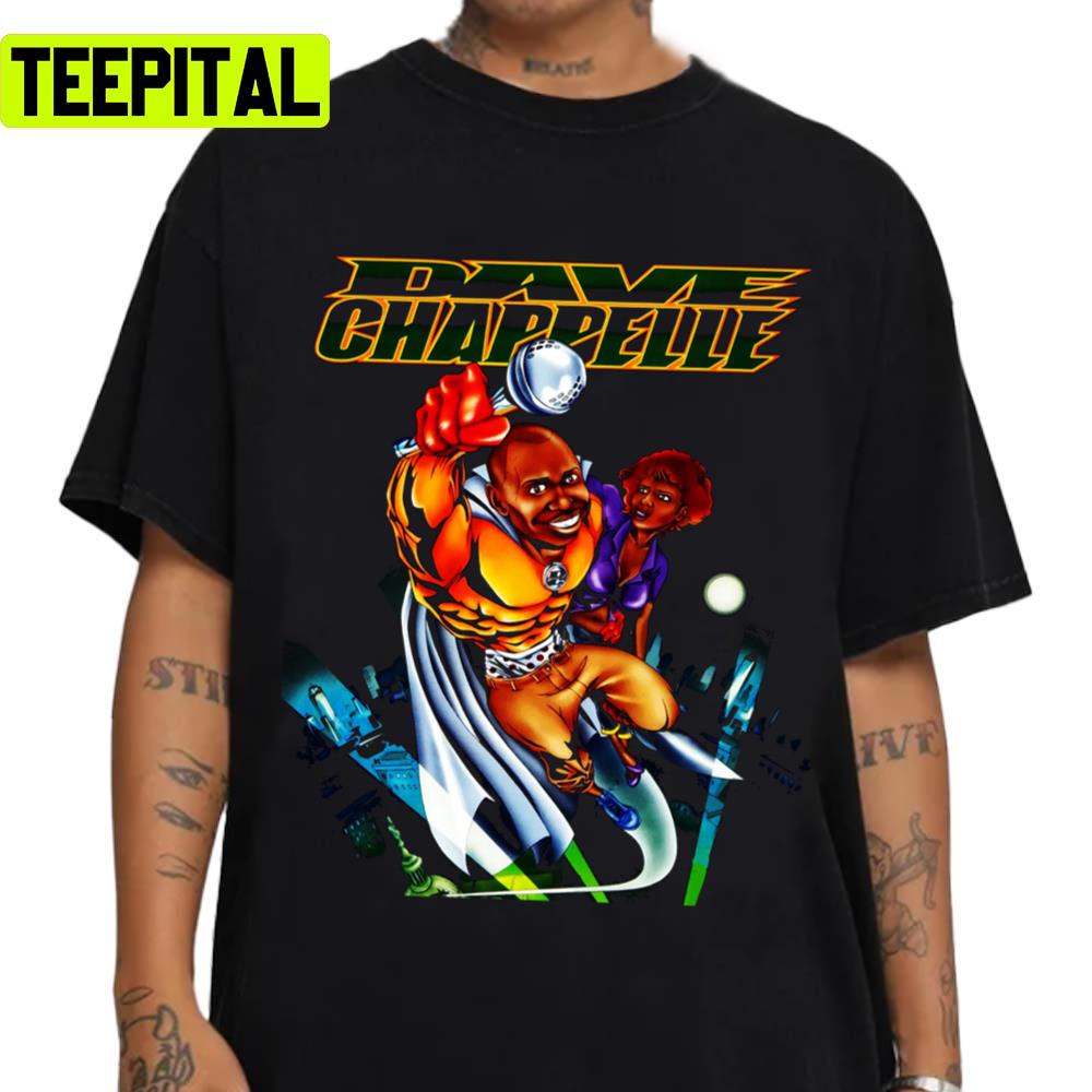 Funny Design Dave Chappelle Super Hero Graphic Unisex Sweatshirt Funny Design Dave Chappelle Super Hero Graphic Unisex Sweatshirt