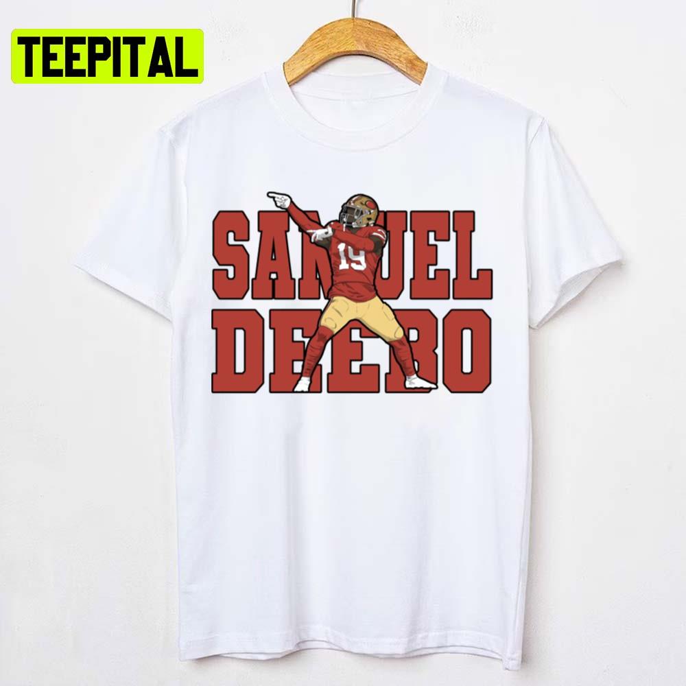 Funny Pose Deebo Samuel Football Player Unisex T-Shirt Funny Pose Deebo Samuel Football Player Unisex T-Shirt