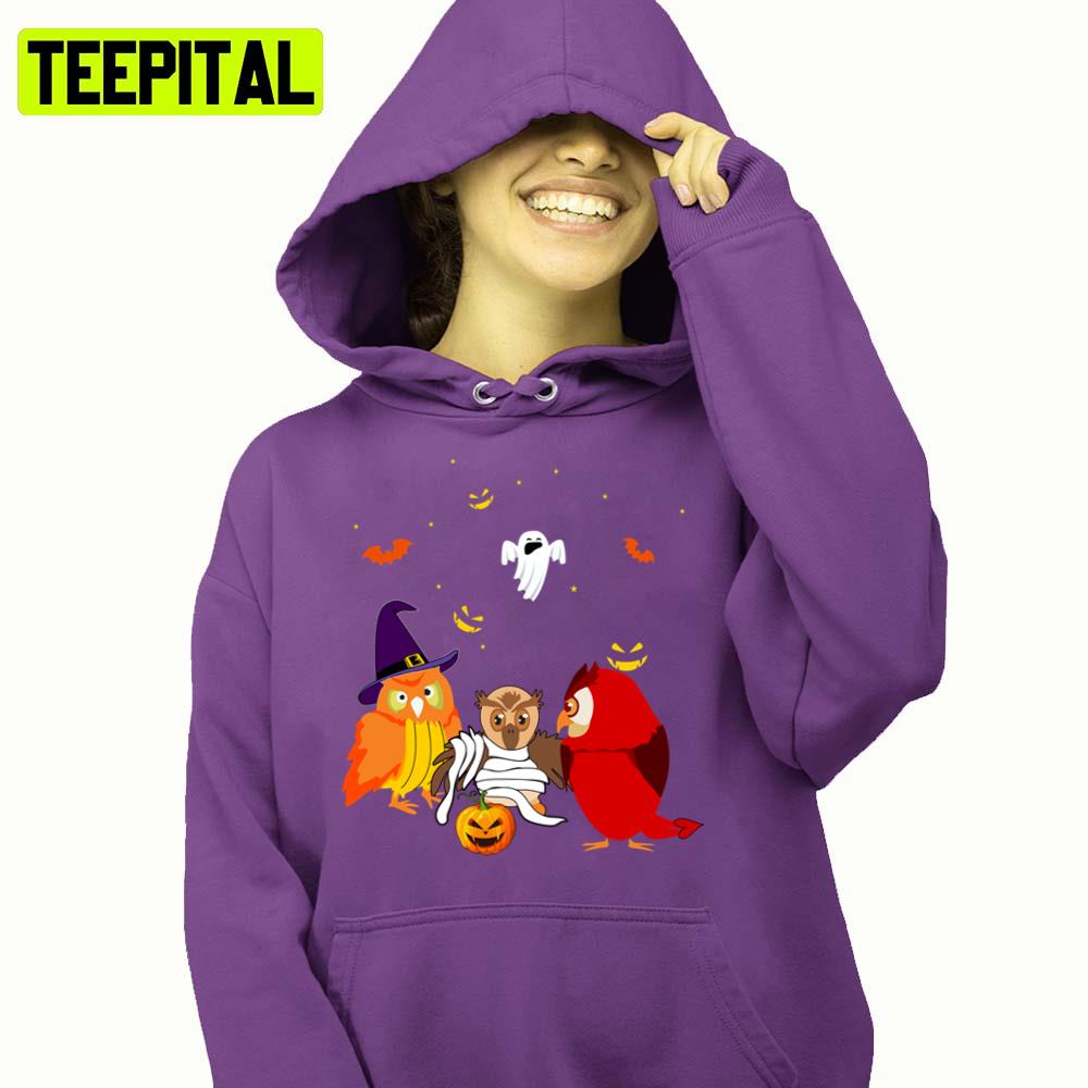 Get Ready For Halloween Funny Owl Cosplay Hoodie Get Ready For Halloween Funny Owl Cosplay Hoodie