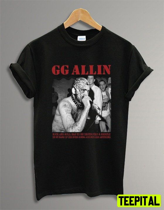 Gg Allin Design Funny Unisex T-Shirt Gg Allin Design Funny Unisex T-Shirt