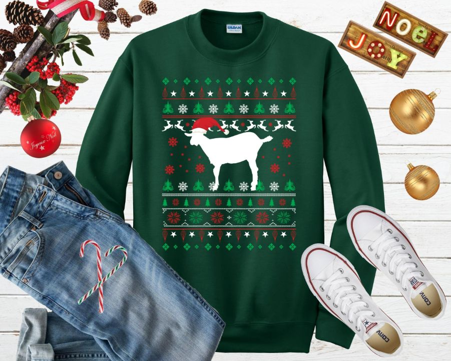 Goat Ugly Christmas Sweater Goat Ugly Christmas Sweater