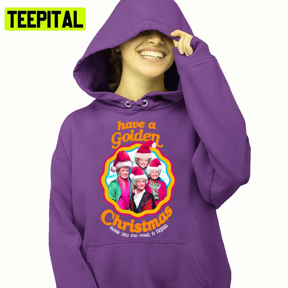 Golden White Christmas Logo Design Golden Girls Hoodie Golden White Christmas Logo Design Golden Girls Hoodie