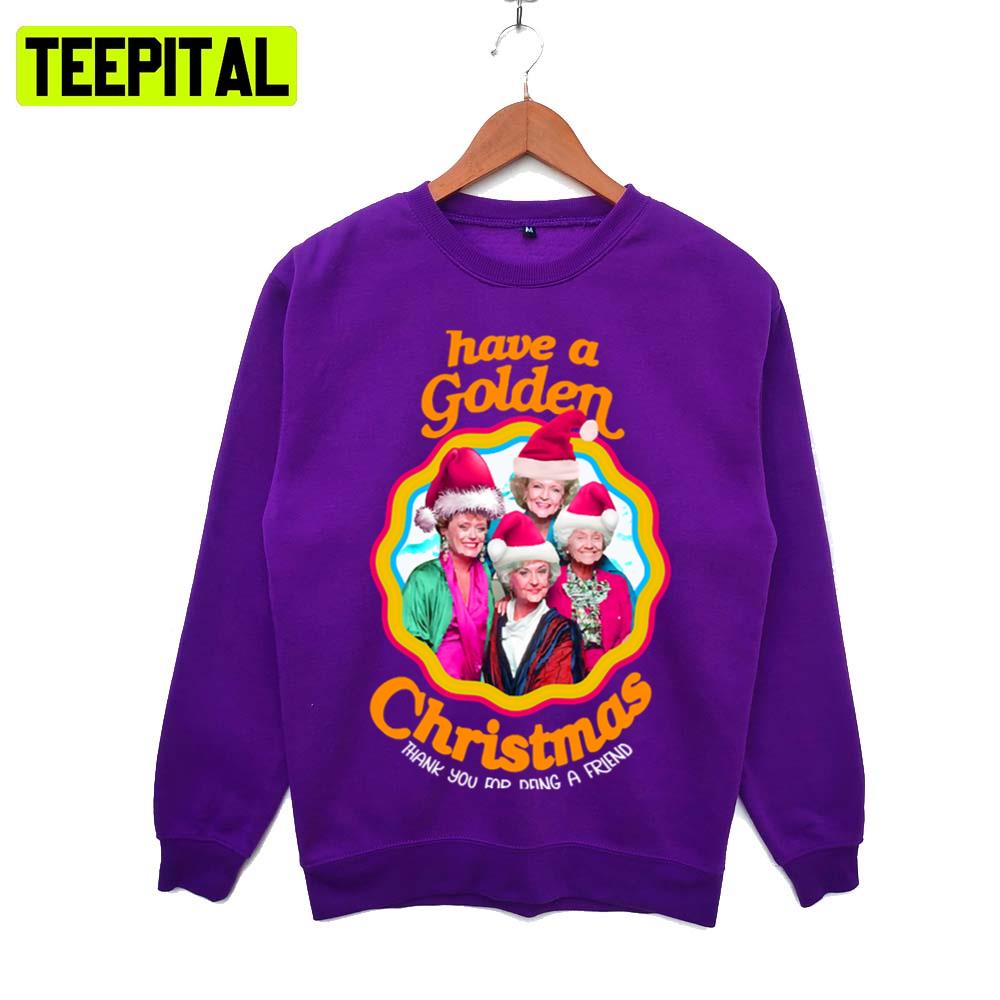 Golden White Christmas Logo Design Golden Girls Hoodie Golden White Christmas Logo Design Golden Girls Hoodie