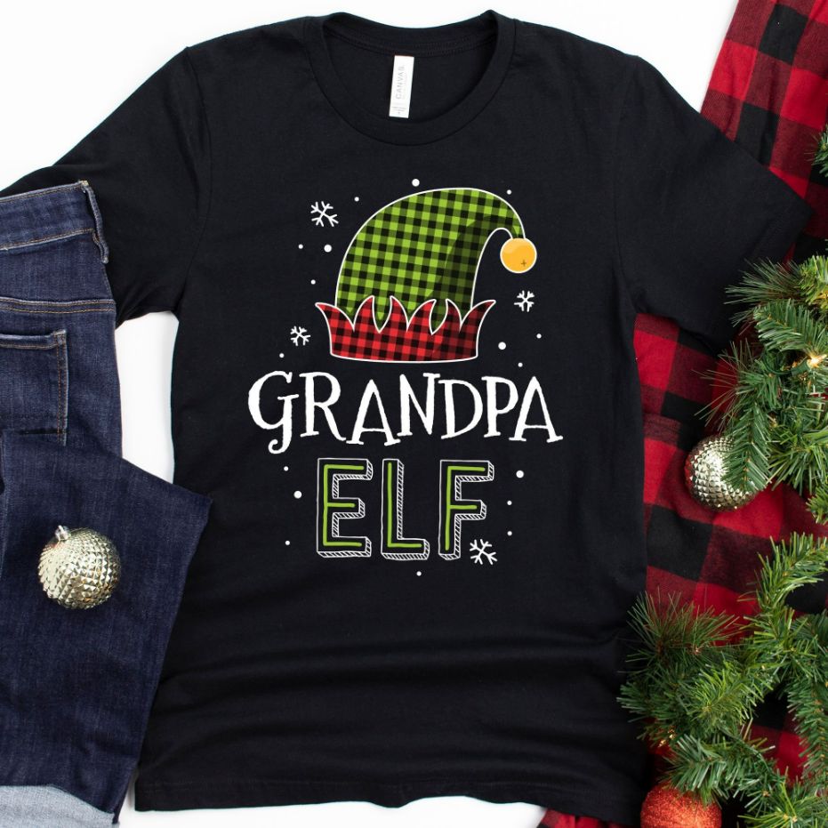 Grandpa Elf Christmas T-Shirt Grandpa Elf Christmas T-Shirt