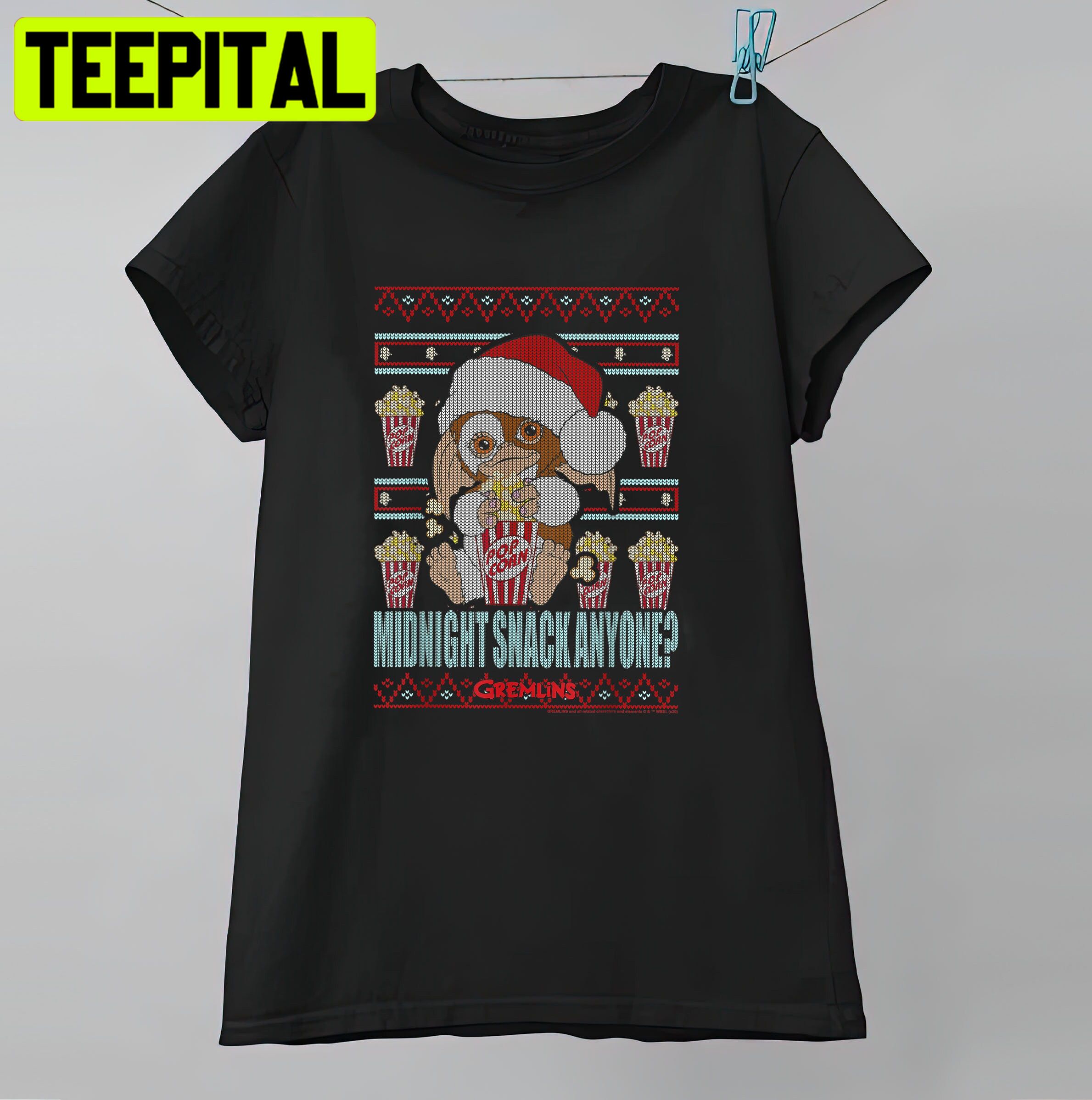 Gremlins Christmas Midnight Snack Anyone Ugly Trending Unisex T-Shirt Gremlins Christmas Midnight Snack Anyone Ugly Trending Unisex T-Shirt