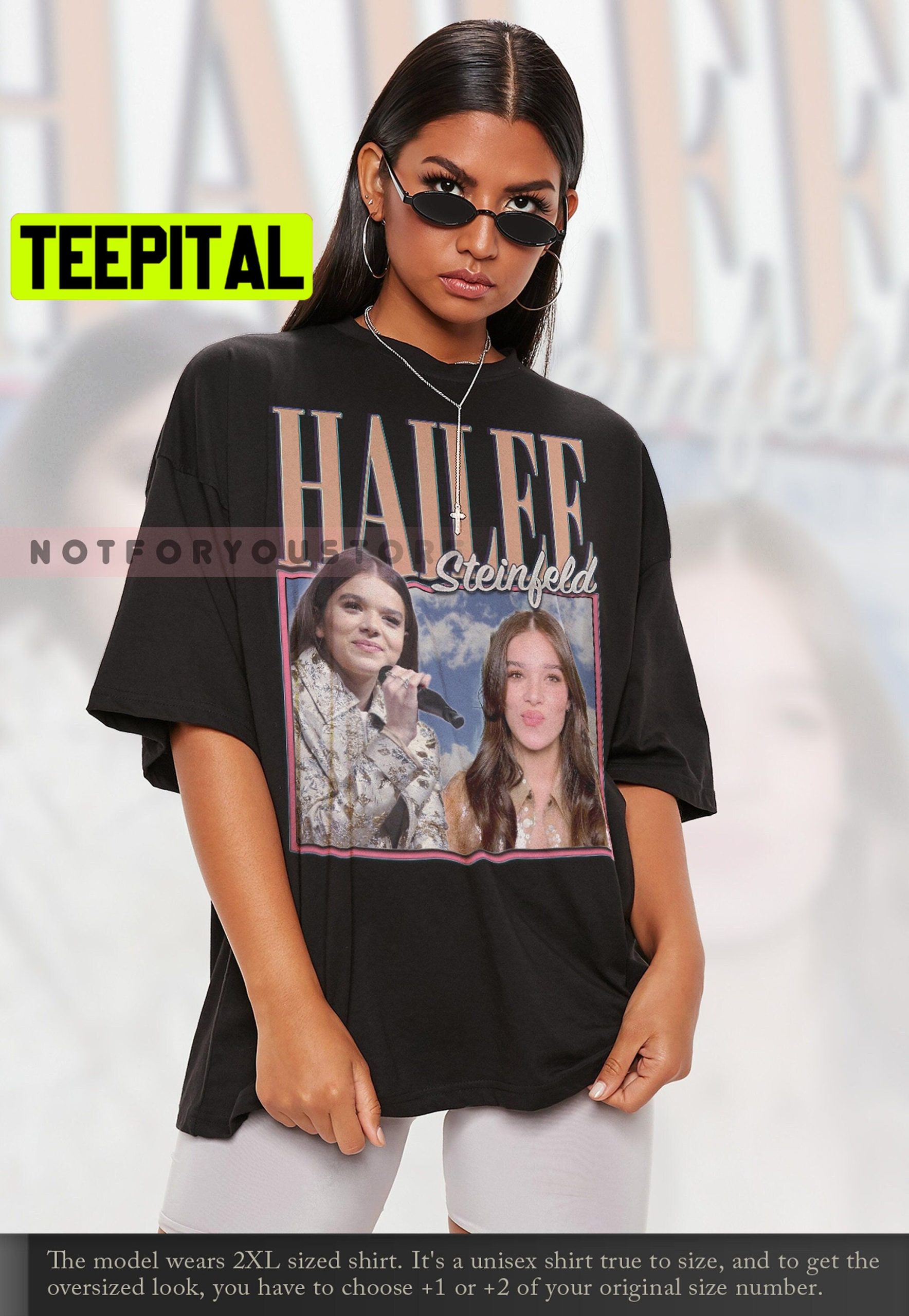 Hailee Steinfeld Homage Trending Unisex T-Shirt Hailee Steinfeld Homage Trending Unisex T-Shirt