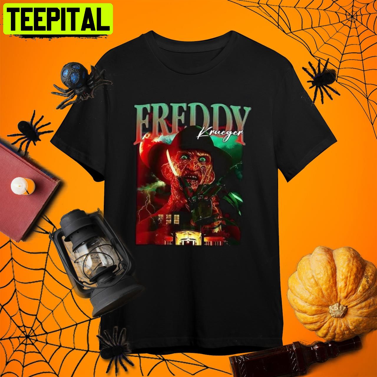 Halloween A Nightmare Elm Street Freddy Krueger Retro Art Unisex T-Shirt Halloween A Nightmare Elm Street Freddy Krueger Retro Art Unisex T-Shirt