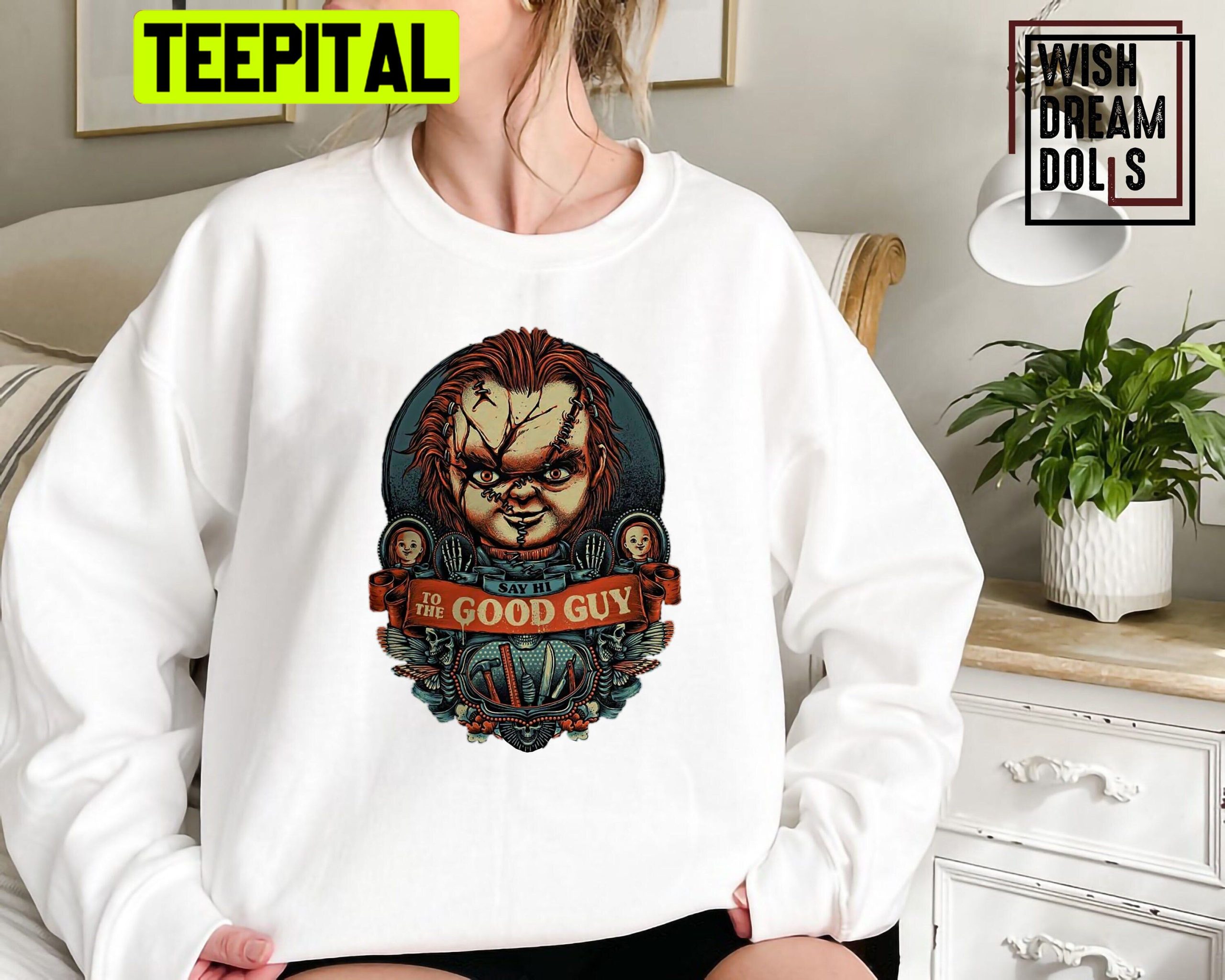 Halloween Chucky Chuckie Rugrats Trending Unisex Sweatshirt Halloween Chucky Chuckie Rugrats Trending Unisex Sweatshirt