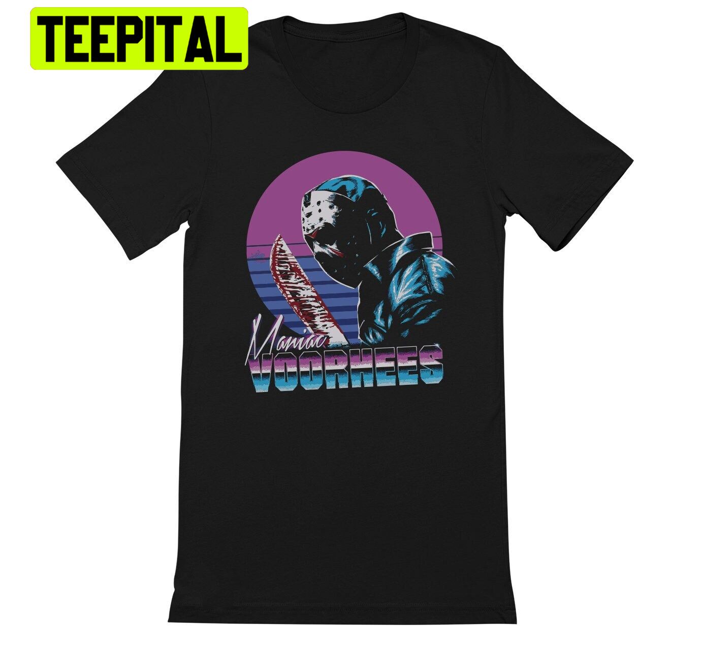 Halloween Jason Neon Sunset Trending Unisex T-Shirt Halloween Jason Neon Sunset Trending Unisex T-Shirt