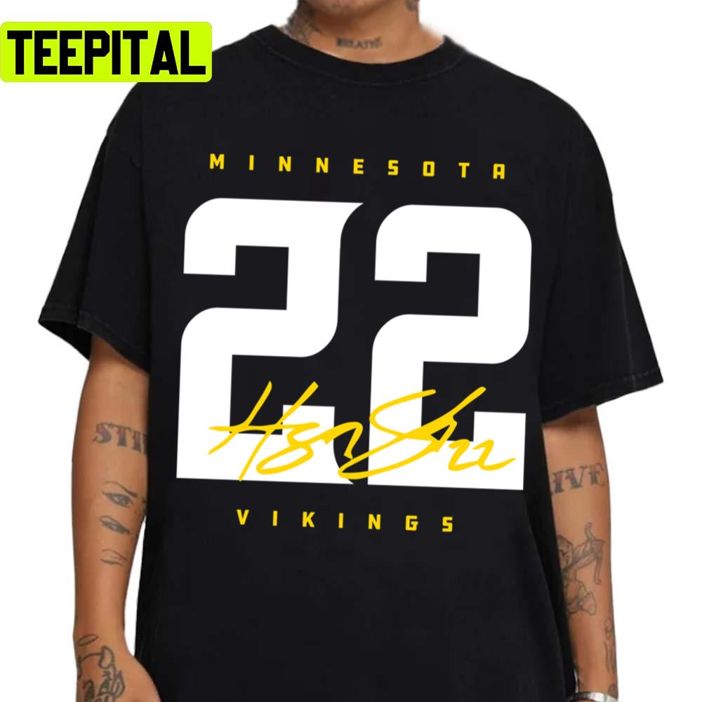 Harrison Smith 22 Signature White Art Minnesota Vikings Unisex T-Shirt Harrison Smith 22 Signature White Art Minnesota Vikings Unisex T-Shirt