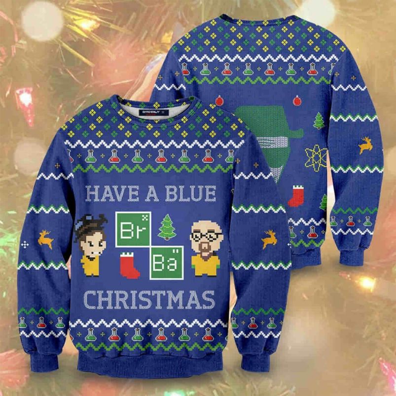 Have A Blue Christmas Ugly Sweater Have A Blue Christmas Ugly Sweater