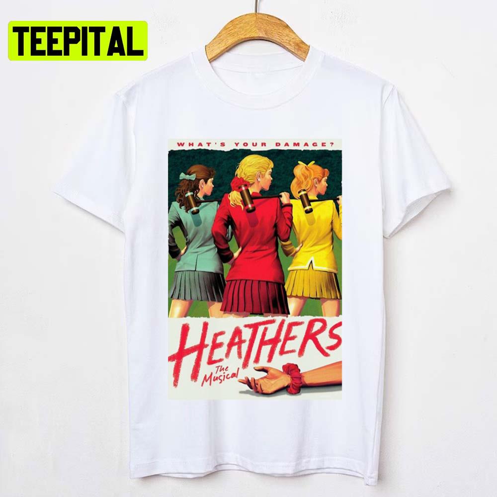 Heathers Movie The Musical Retro Design Unisex T-Shirt Heathers Movie The Musical Retro Design Unisex T-Shirt