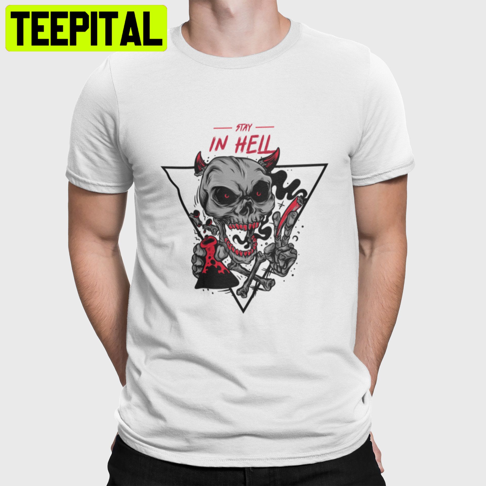 Hell Is Here Make Some Noise Spooky Skeleton Satan Devil Halloween Trending Unisex T-Shirt Hell Is Here Make Some Noise Spooky Skeleton Satan Devil Halloween Trending Unisex T-Shirt
