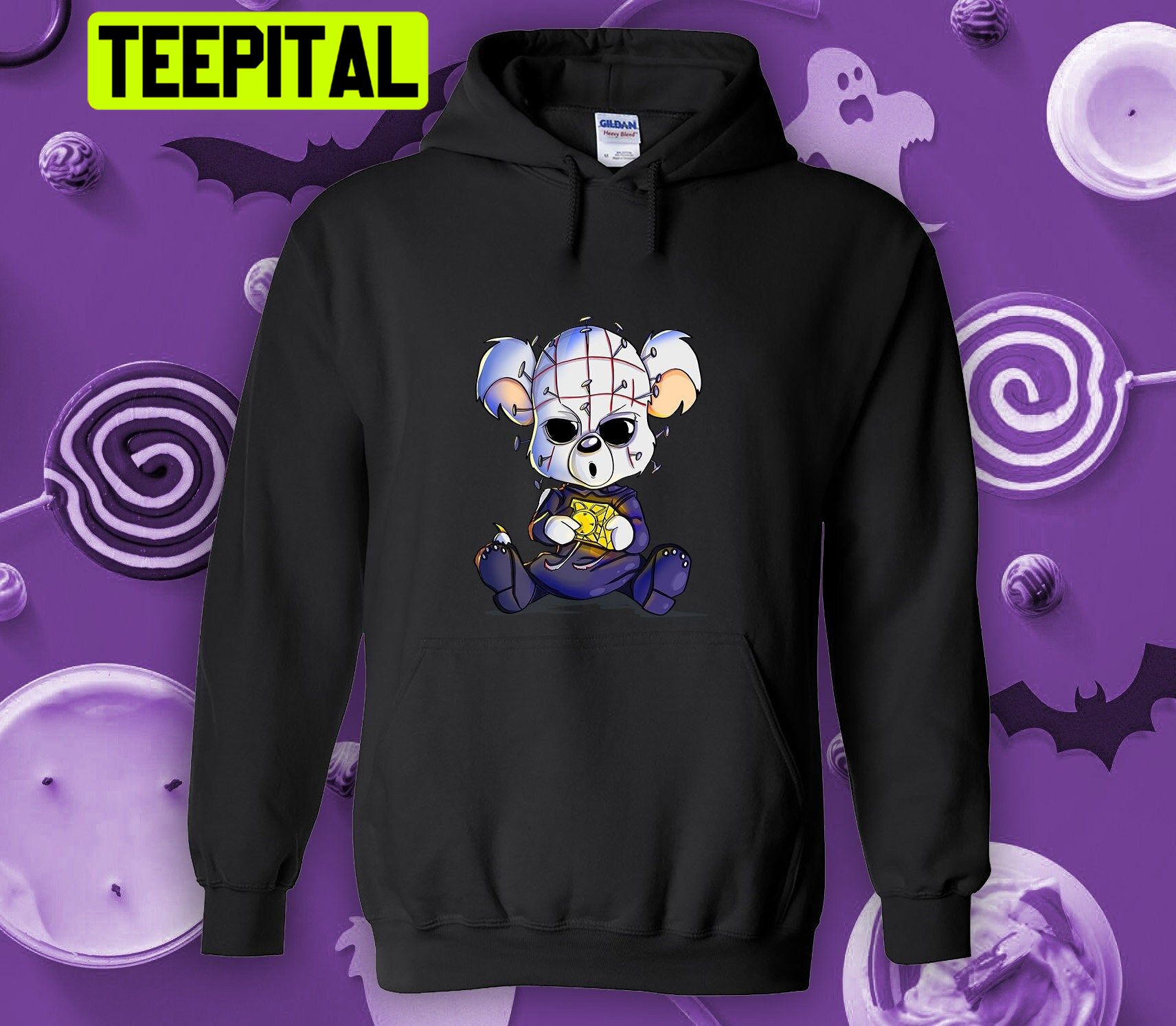 Hellraiser Teddy Horror Movie Trending Unisex Hoodie Hellraiser Teddy Horror Movie Trending Unisex Hoodie