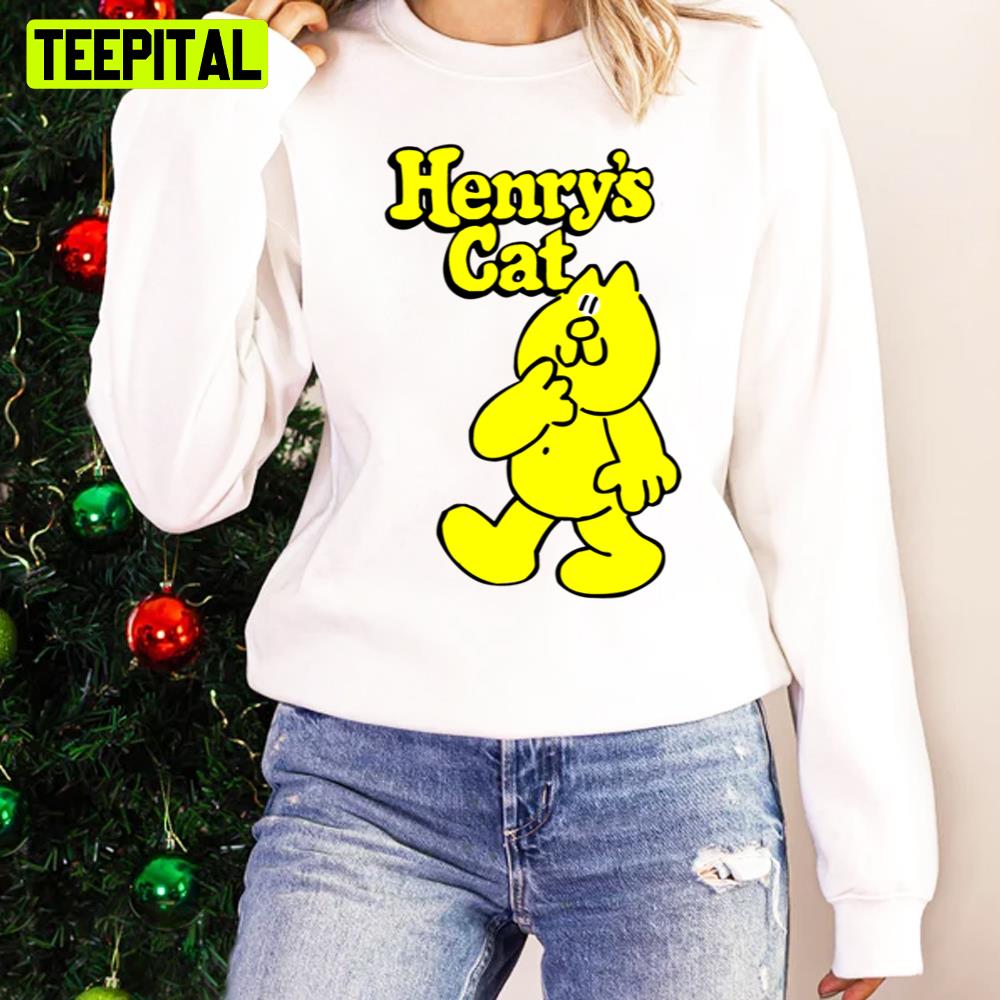 Henry's Cat Cute Design Unisex Sweatshirt Henry's Cat Cute Design Unisex Sweatshirt