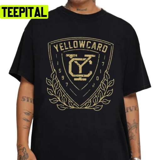 Heritage Shield Eroded Yellowcard Unisex Sweatshirt