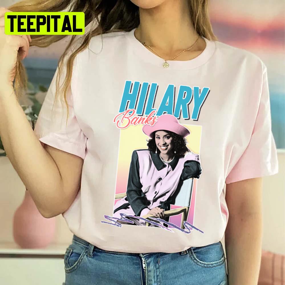 Hilary Banks 90s Style Retro Tribute Design Unisex Sweatshirt Hilary Banks 90s Style Retro Tribute Design Unisex Sweatshirt