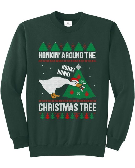 Honking Around The Christmas Tree Ugly Sweater