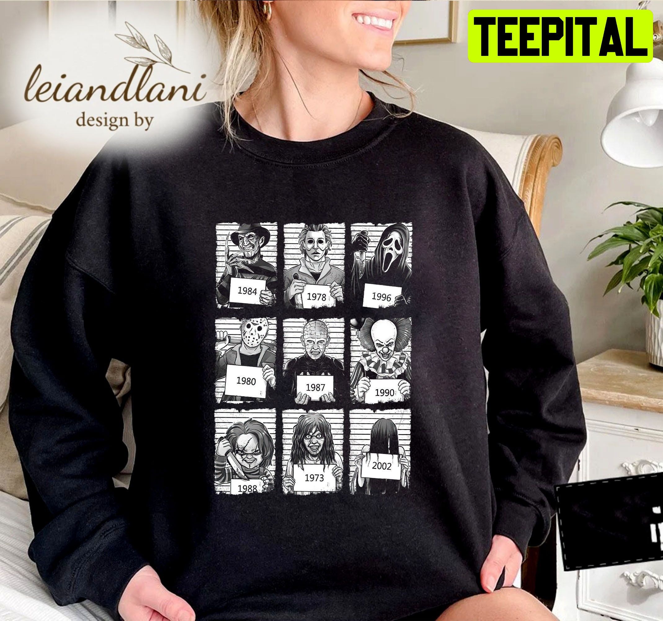 Horror Character Sweatshirt Horror Character Sweatshirt