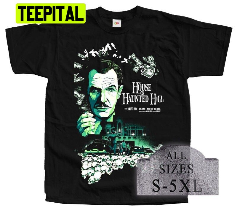 House On Haunted Hill V7 Horror Trending Unisex T-Shirt House On Haunted Hill V7 Horror Trending Unisex T-Shirt