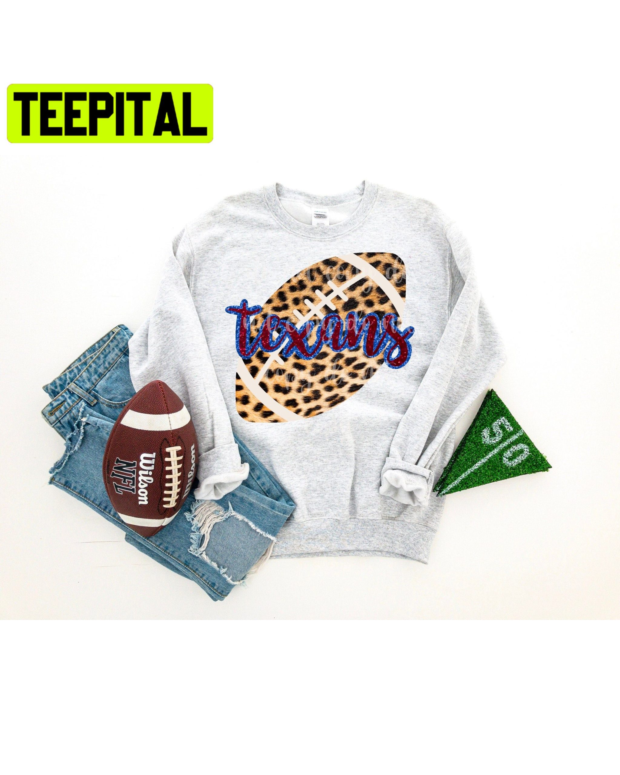 Houston Texans Cheetah Football Nfl Football Trending Unisex T-Shirt Houston Texans Cheetah Football Nfl Football Trending Unisex T-Shirt