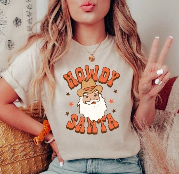 Howdy Santa Western Country Xmas Shirt Howdy Santa Western Country Xmas Shirt