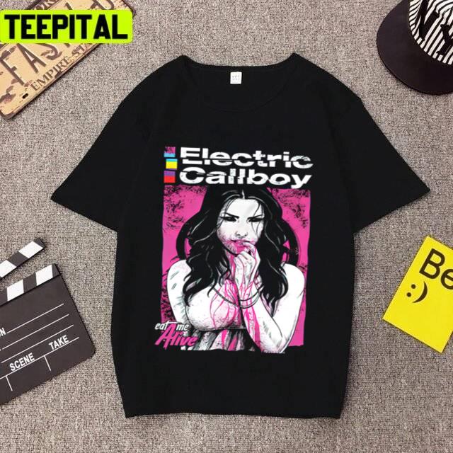 Hungry Young Woman Electric Callboy Unisex T-Shirt Hungry Young Woman Electric Callboy Unisex T-Shirt