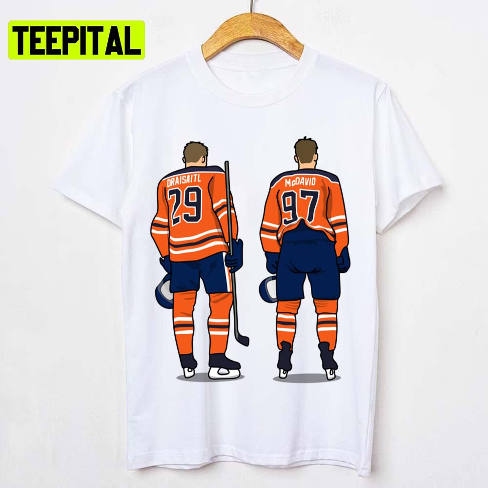 Ice Hockey Player Edmonton Best Duo Unisex T-Shirt Ice Hockey Player Edmonton Best Duo Unisex T-Shirt