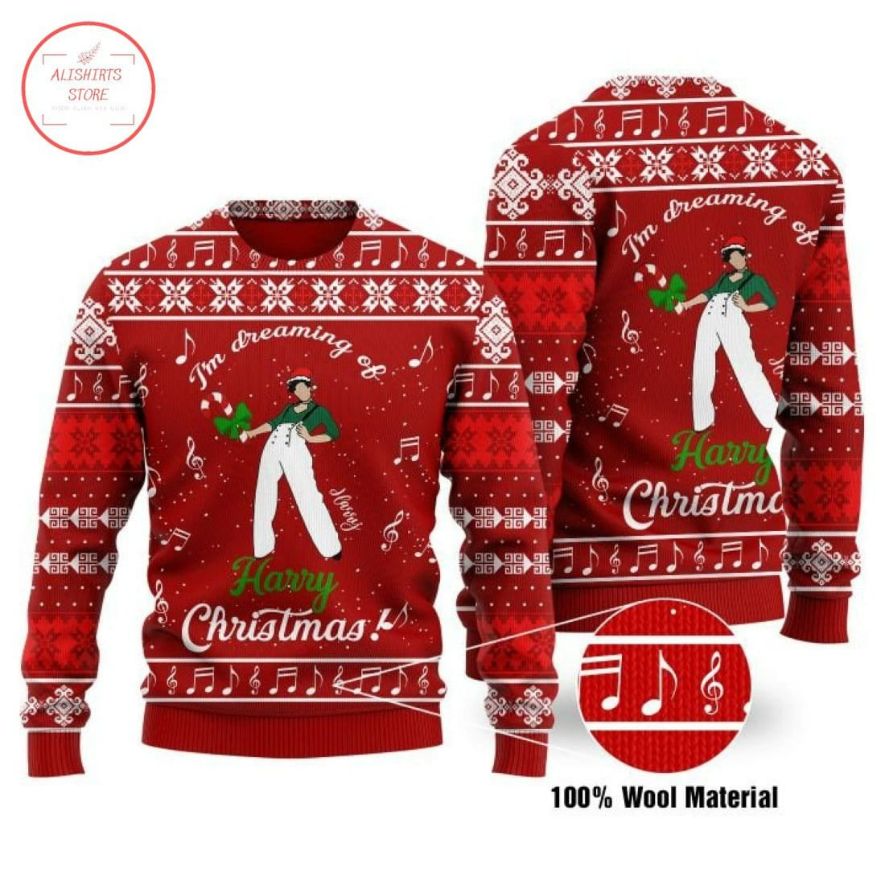 I'm Dreaming Of Harry Christmas Ugly Sweater I'm Dreaming Of Harry Christmas Ugly Sweater