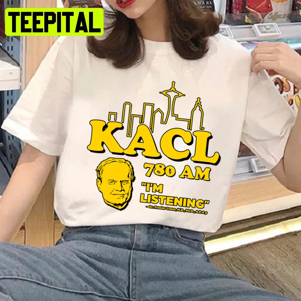 I'm Listening Frasier Kacl 780 Am Unisex T-Shirt I'm Listening Frasier Kacl 780 Am Unisex T-Shirt